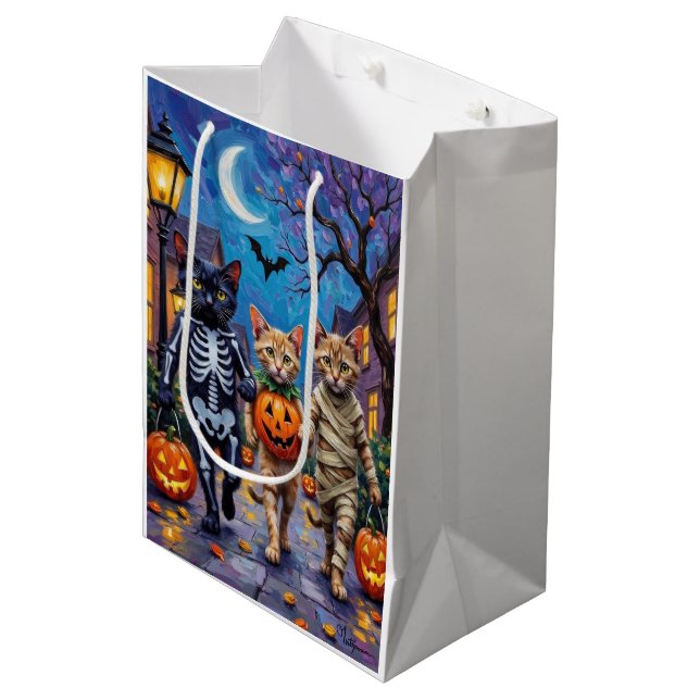 Siameser Katter Halloweenkostymer (Framsidan Vinklad)