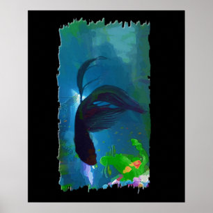 Siamesisk Fighting Fish Poster