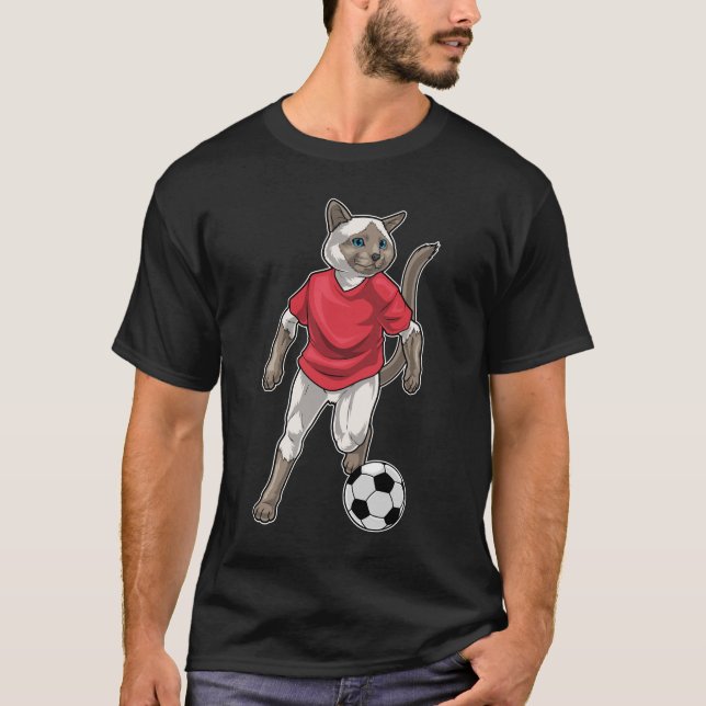 Siamesisk fotbollsspelare t shirt (Framsida)