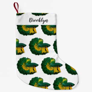 Siamesisk illustration av tecknaden för fiskbekämp liten julstrumpa