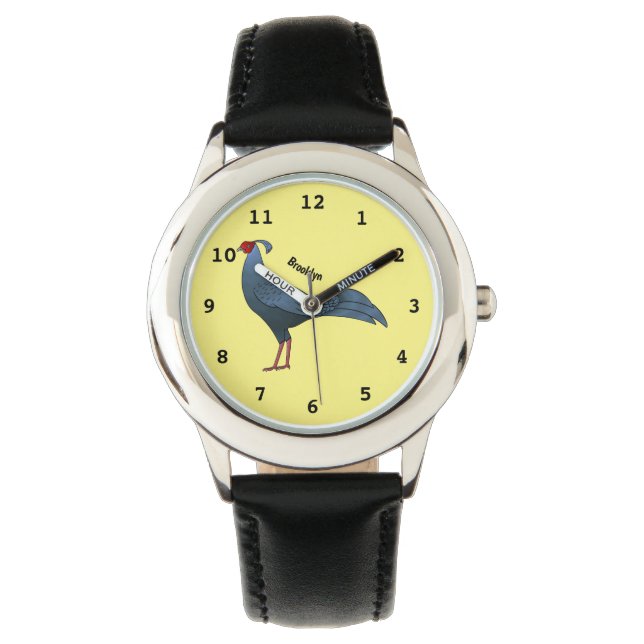 Siamesisk illustration av tecknaden för skjutbogse armbandsur (Framsida)