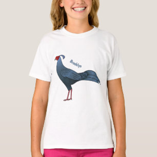 Siamesisk illustration av tecknaden för skjutbogse t shirt