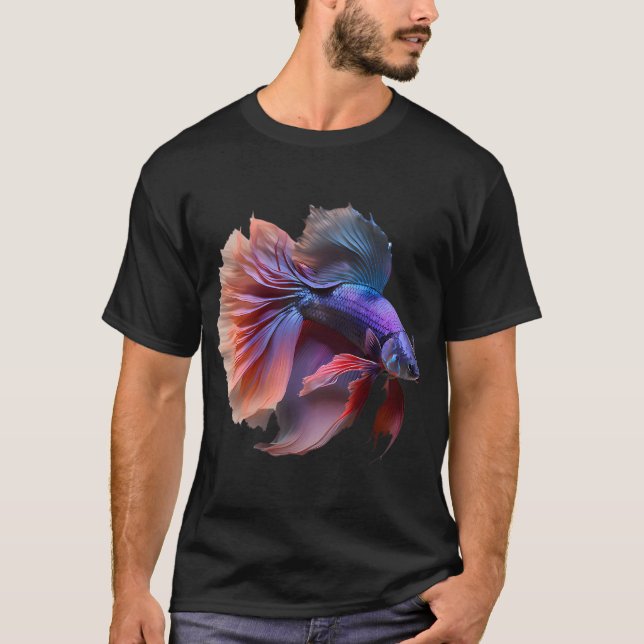 siamesisk kampfisk t shirt (Framsida)