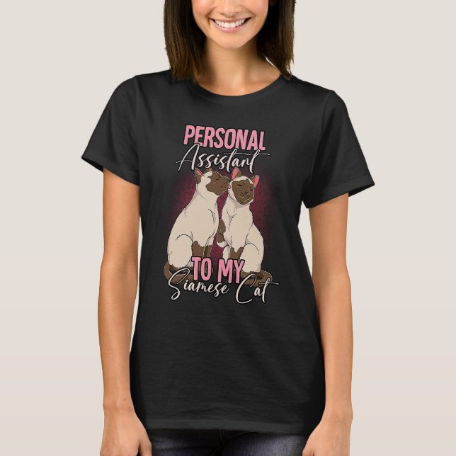 Siamesisk katt 11 t shirt (Framsida)