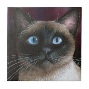 Siamesisk katt 548 kakelplatta