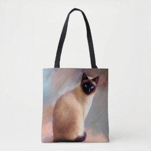 Siamesisk katt 613 tygkasse