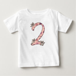 Siamesisk katt andra födelsedag För barn Cats Baby T Shirt
