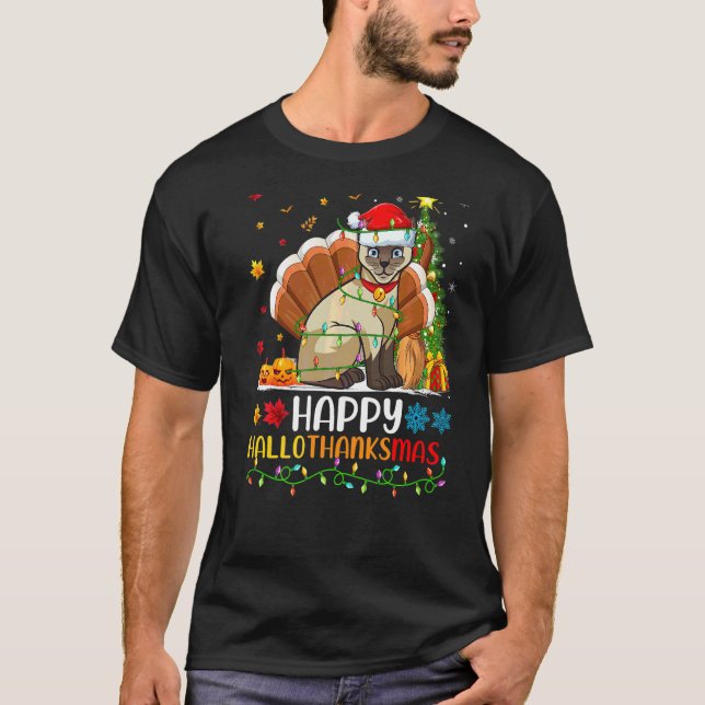 Siamesisk katt Djur   Siamesisk katt Hellothanksma T Shirt (Framsida)
