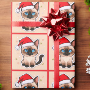 Siamesisk katt inslagspapper presentpapper