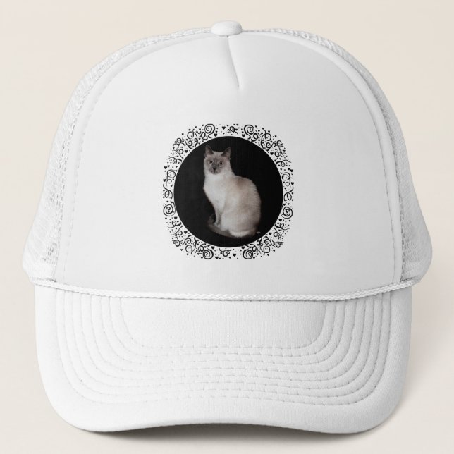 Siamesisk katt keps (Framsida)