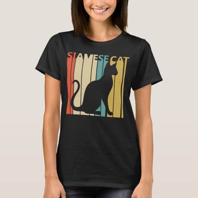 Siamesisk katt Siamesisk katt T Shirt (Framsida)