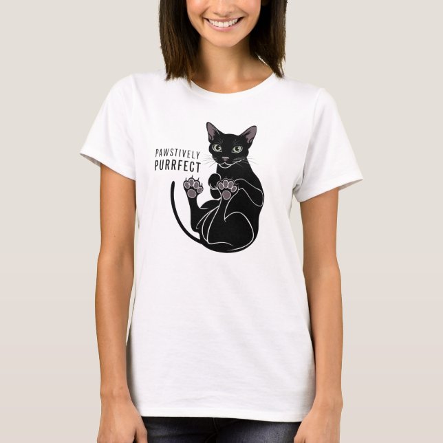 Siamesisk katt t shirt (Framsida)