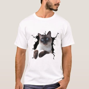 Siamesisk katt. Torn Trasa, Kitten T Shirt