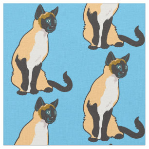 Siamesisk katt tyg