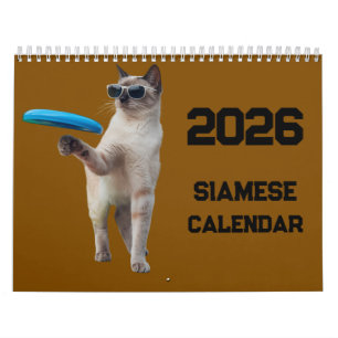 Siamesisk kattkalender kalender