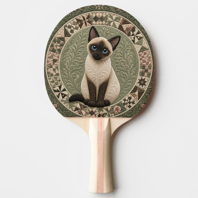 Siamesisk Salvia Quilt Pingisracket (Framsidan)