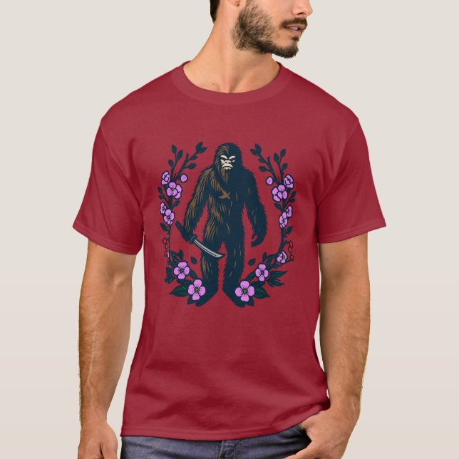 Siamesisk Sasquatch T Shirt (Framsida)