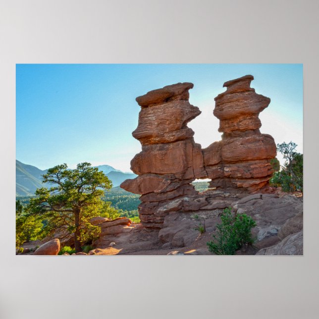 Siamesiska tvillingarnas formation, Colorado Poster (Framsidan)