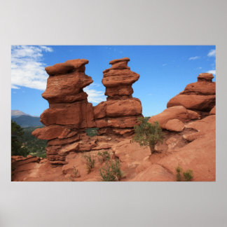 Siamesiska Twillingar ~ Garden of the Gods Poster
