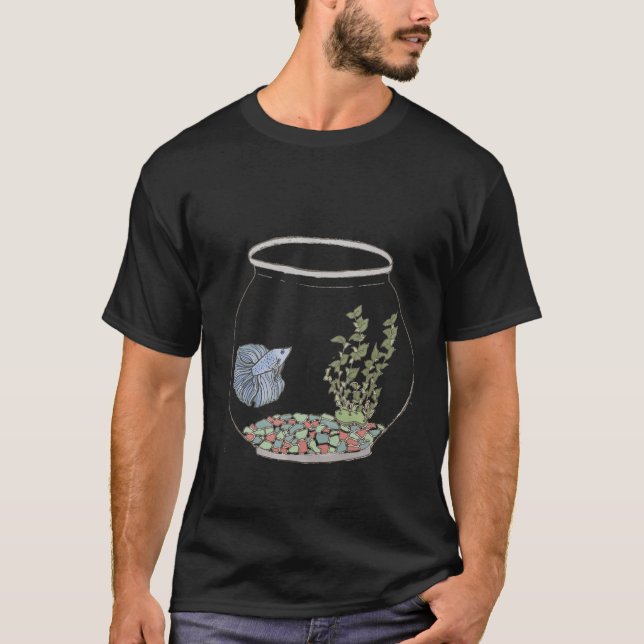 Siamkampfisk T Shirt (Framsida)