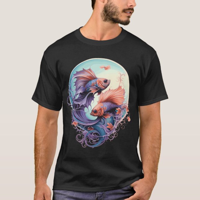 Siamkampfisk T Shirt (Framsida)