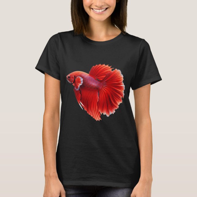 Siamkampfisk T Shirt (Framsida)