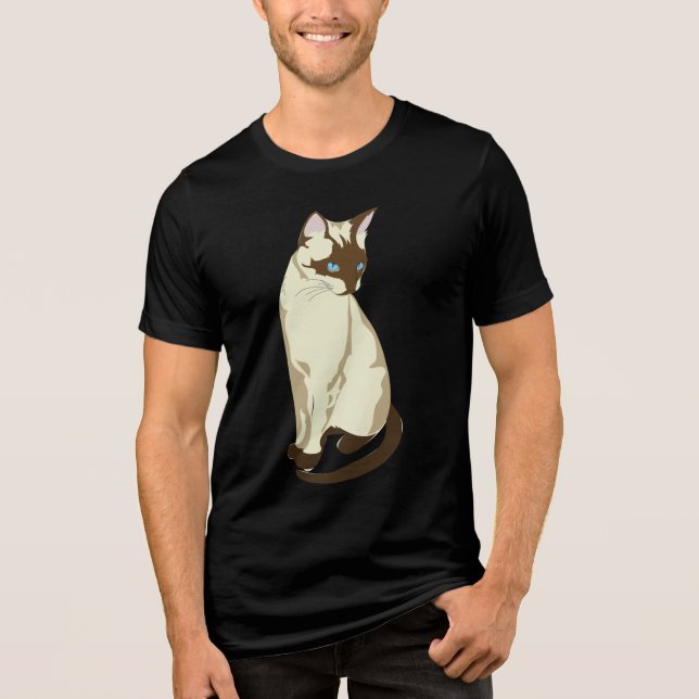 Siamkatte T-shirt (Framsida)