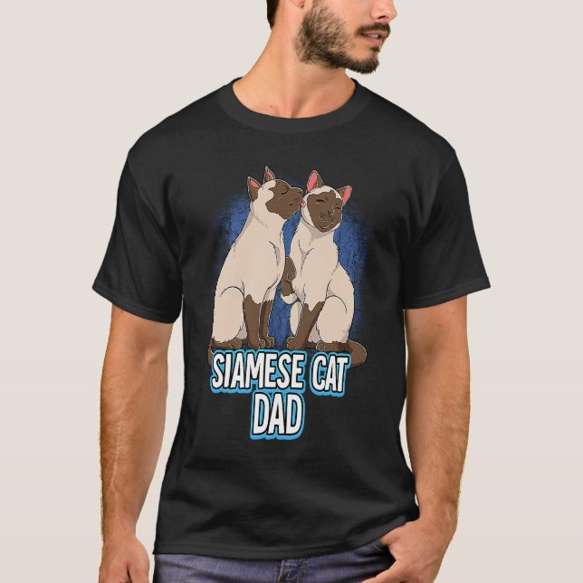 Siamkattepappa T Shirt (Framsida)