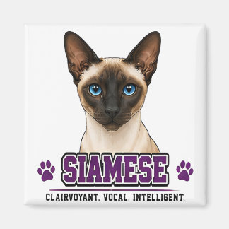 🐾 Siamkattsägare Familjestolthet 🐾 Magnet