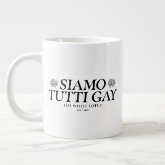 Siamo Tutti Gay - Vitlotus Jumbo Mugg