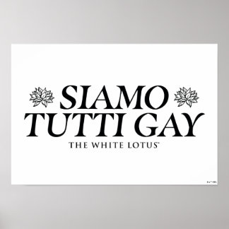 Siamo Tutti Gay - Vitlotus Poster