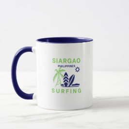Siargao Filippinerna Surfing Coffee Mugg