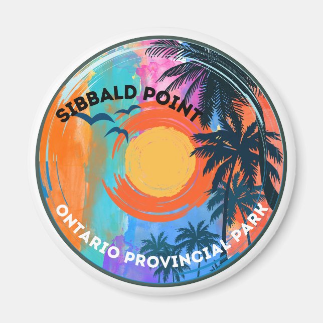 Sibbald Point Ontario Province Magnet (Framsidan)