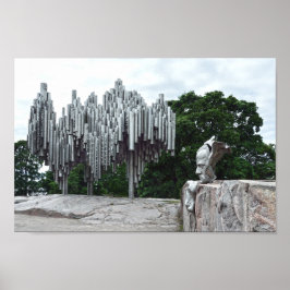 Sibelius Monument, Helsingfors, Finland Poster