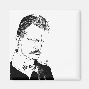 Sibelius: skiss från Albert Engström (1904) Magnet
