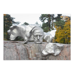 Sibeliusmonument, Helsingfors, Finland Fototryck