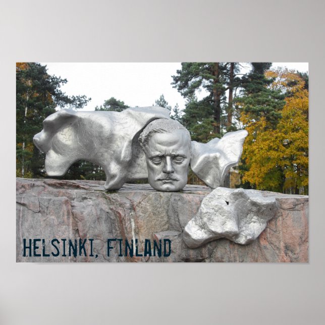 Sibeliusmonument, Helsingfors, Finland Poster (Framsidan)