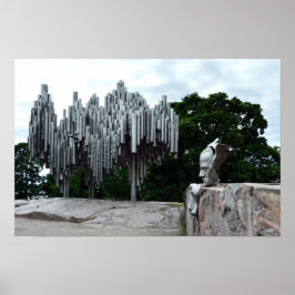 Sibeliusmonumentet, Helsingfors, Finland Poster