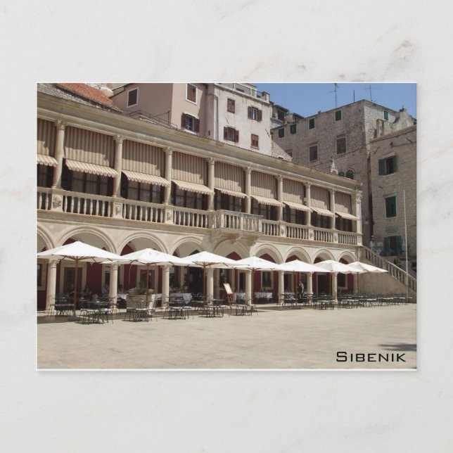 Sibenik Vykort (Framsida)