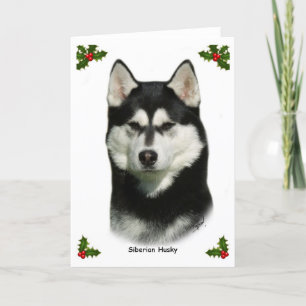 Siberanian Husky 9P046D-46 Helgkort