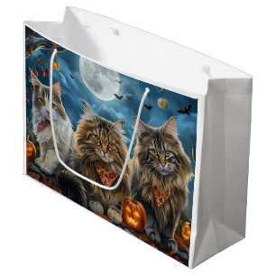 Siberian Cat Halloween Spooky