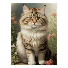 Siberian Cat Perfect Poster