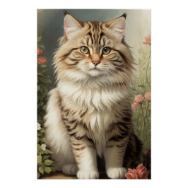 Siberian Cat Perfect Poster