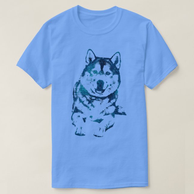 SIBERIAN HUSKY 1 T SHIRT (Design framsida)