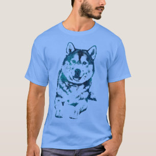 SIBERIAN HUSKY 1 T SHIRT