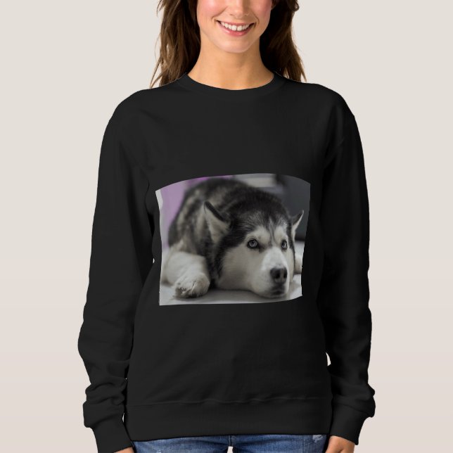 Siberian husky 32 t shirt (Framsida)