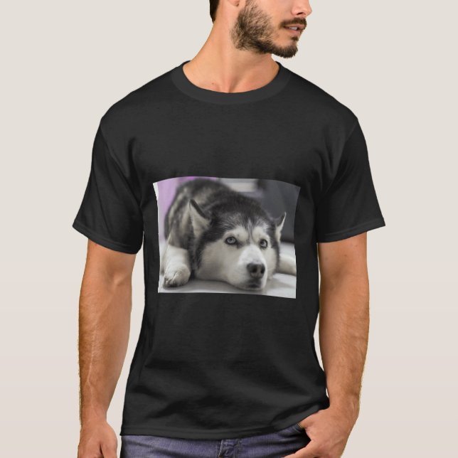 Siberian husky 32 t shirt (Framsida)
