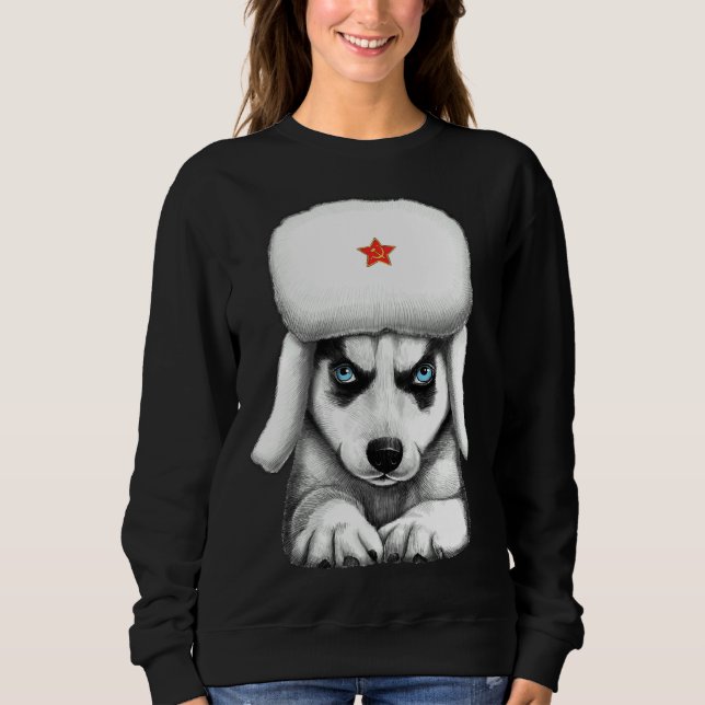 Siberian husky 33 t shirt (Framsida)