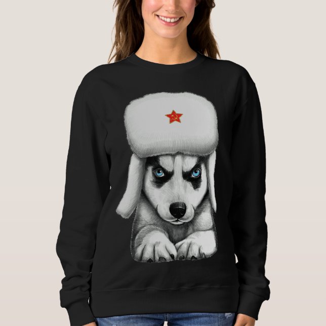 SIBERIAN HUSKY 7 T SHIRT (Framsida)
