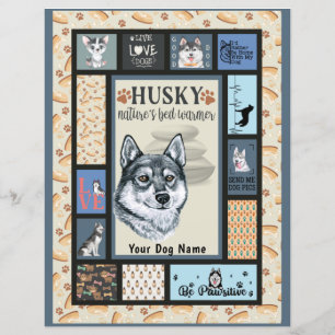 Siberian Husky Ägare Älskare Roligt Minnesskvilt